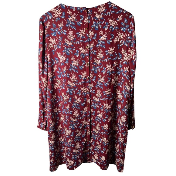 Madewell Button-Back Dress in Antique Flora Large NWT - Picture 3 of 11